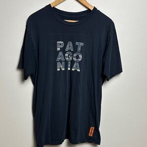 Patagonia Blue Logo Tee Medium